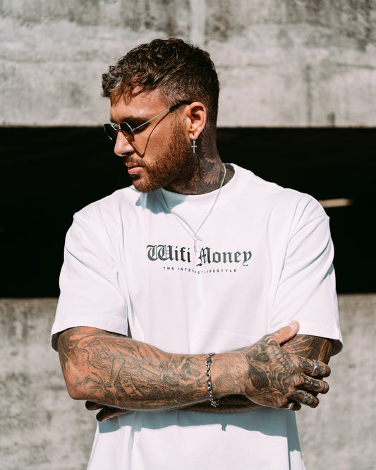 The Internet Lifestyle™ - Wifi Money T-shirt White